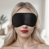 Black Satin Blindfold Mask